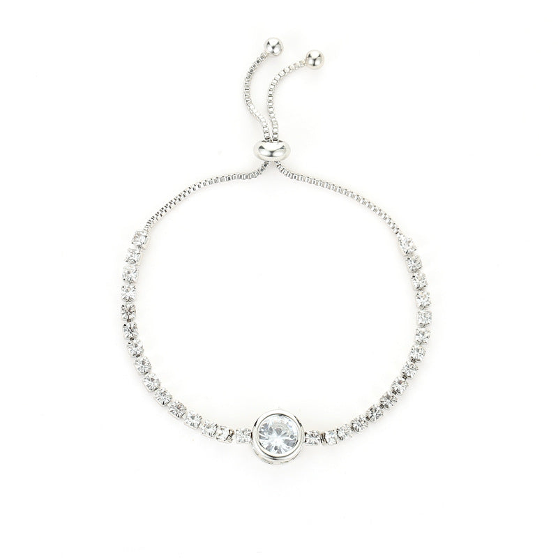 Pulsera Cobre Zircon Corazon al por mayor